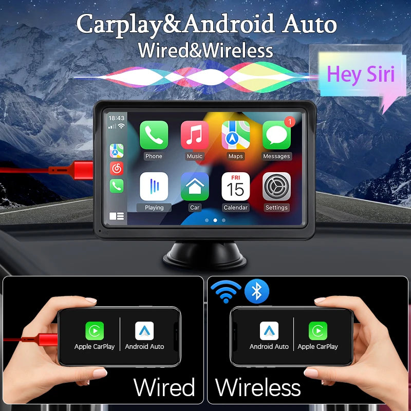 Universal 7.0” Apple And Android CarPlay